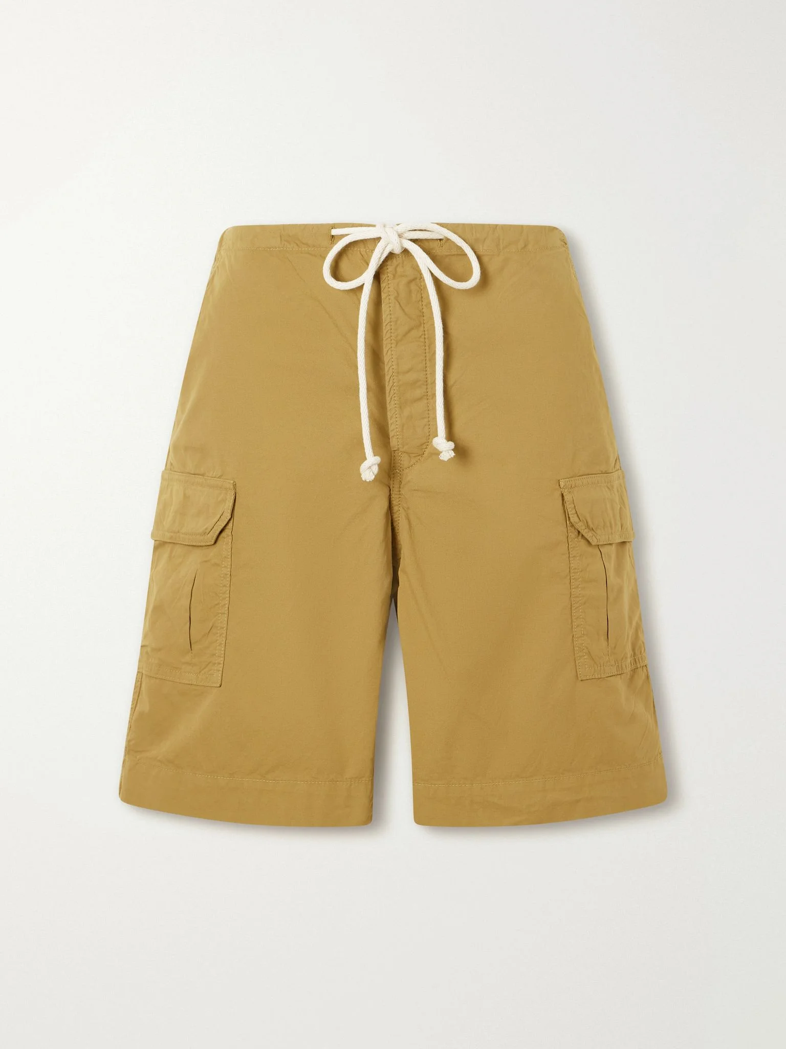 The Rope Tie jersey cargo shorts Camel - 1