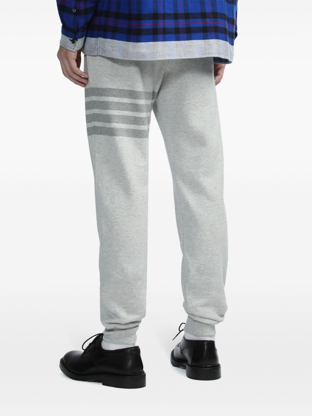 4-Bar stripe cotton track pants - 4