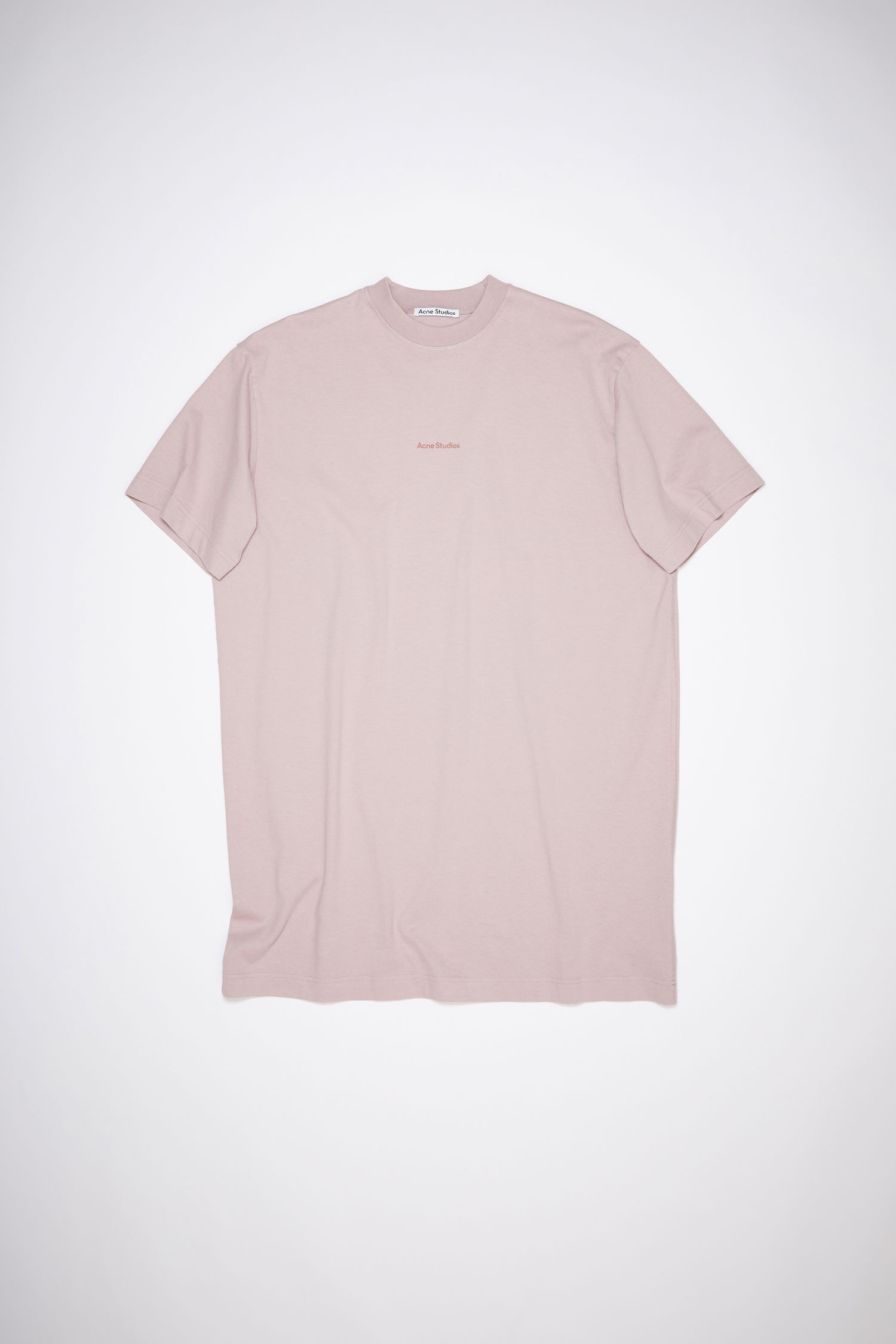 Logo t-shirt dress - Mauve pink - 1