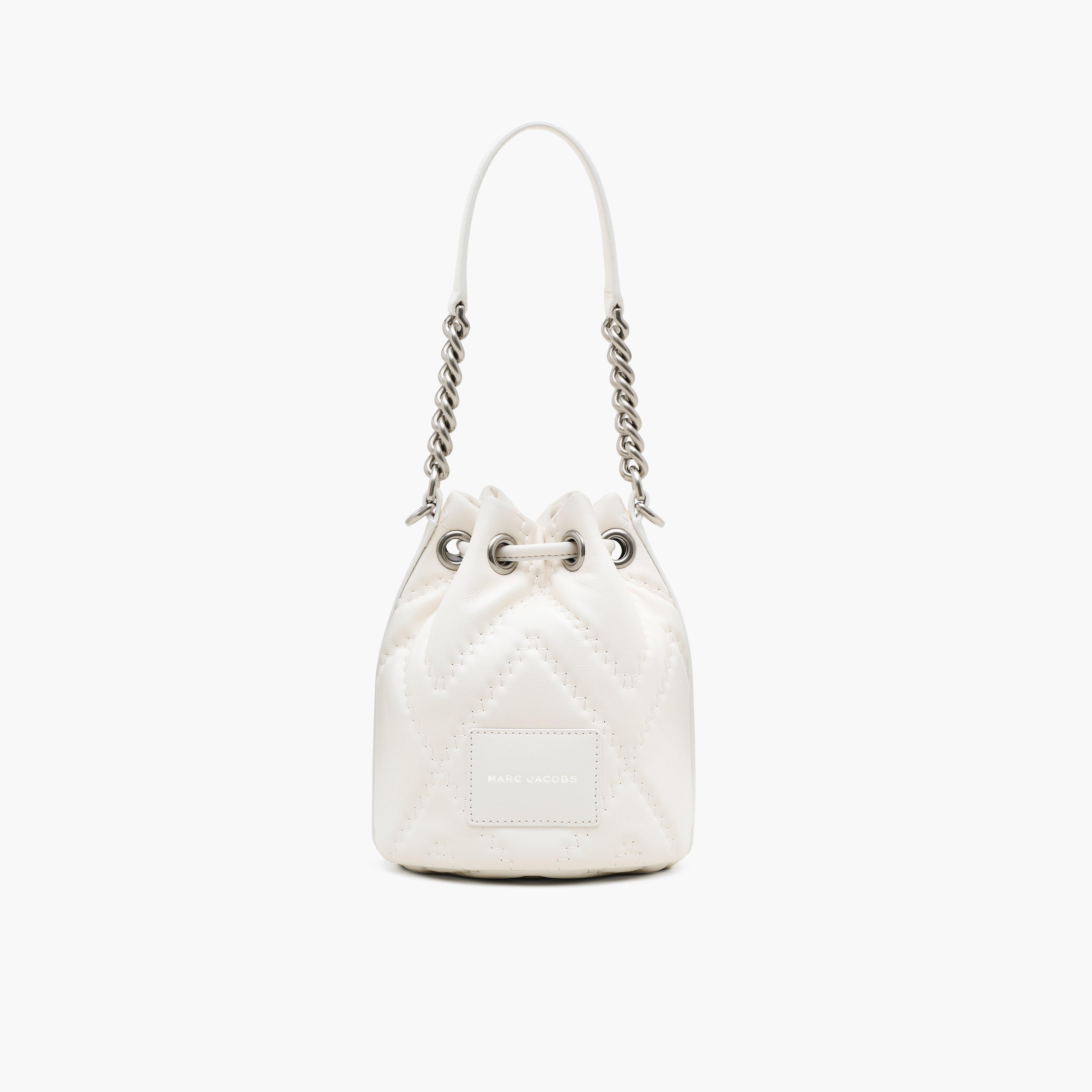 THE QUILTED LEATHER J MARC BUCKET BAG - 4