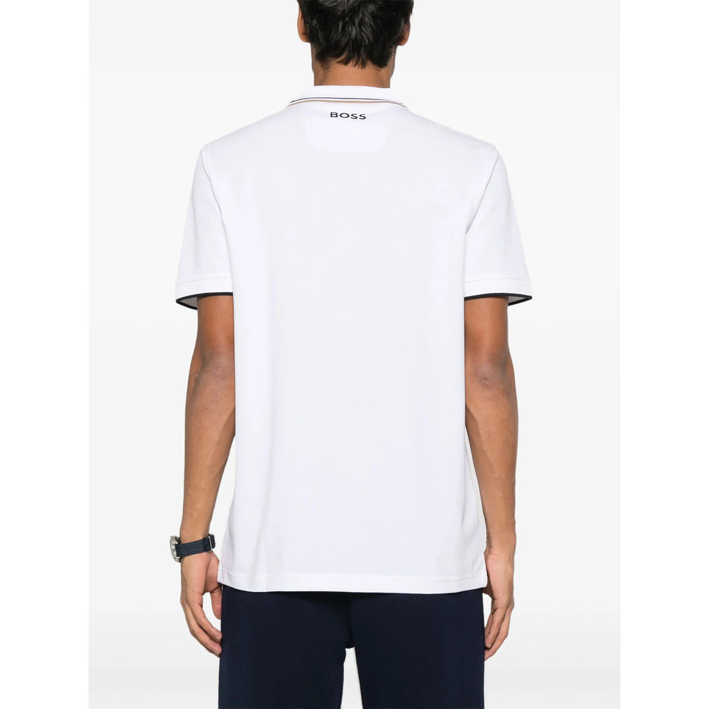 Boss White Polo Shirts Men - 2