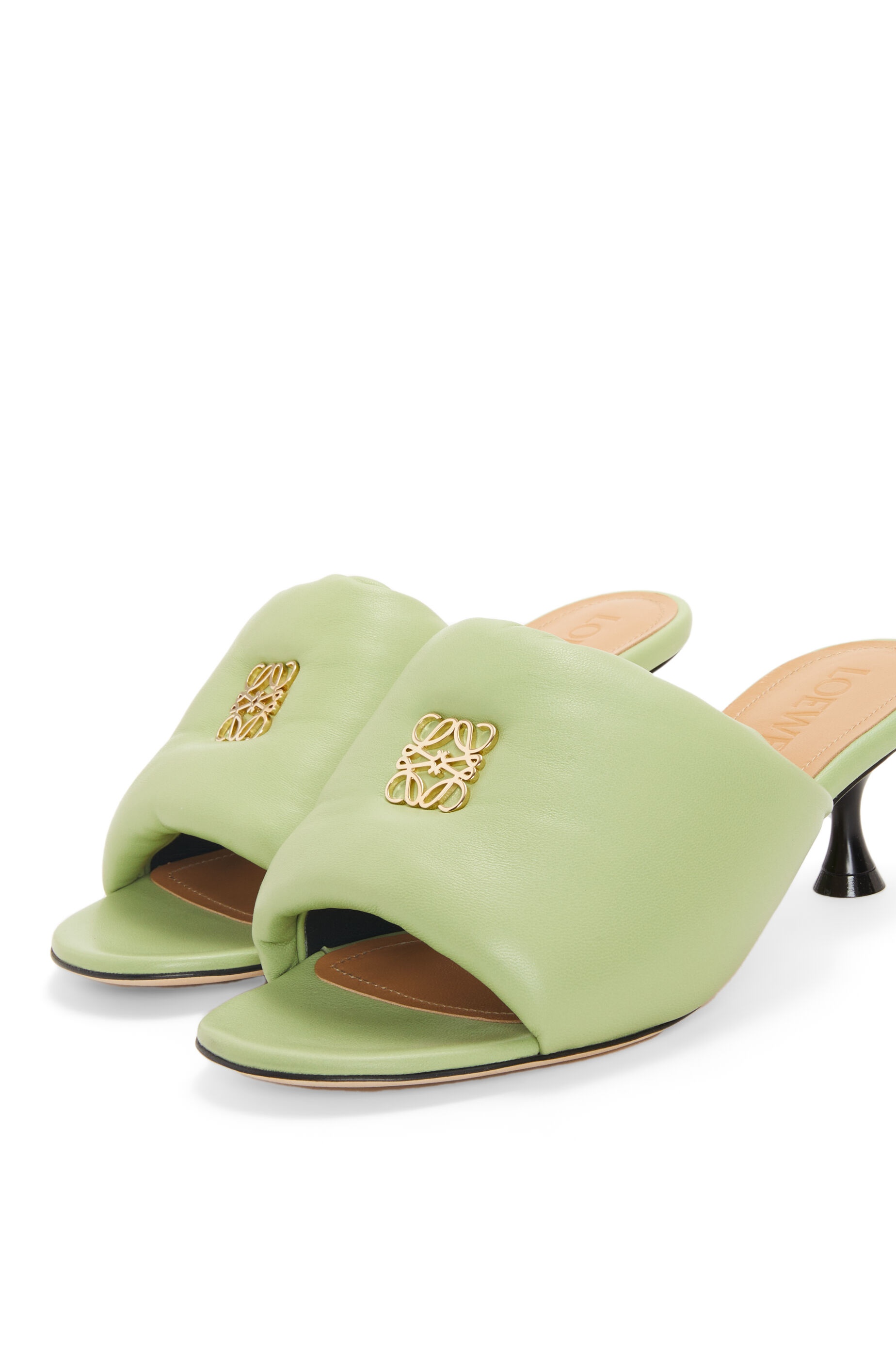 Anagram padded mule in lambskin - 4