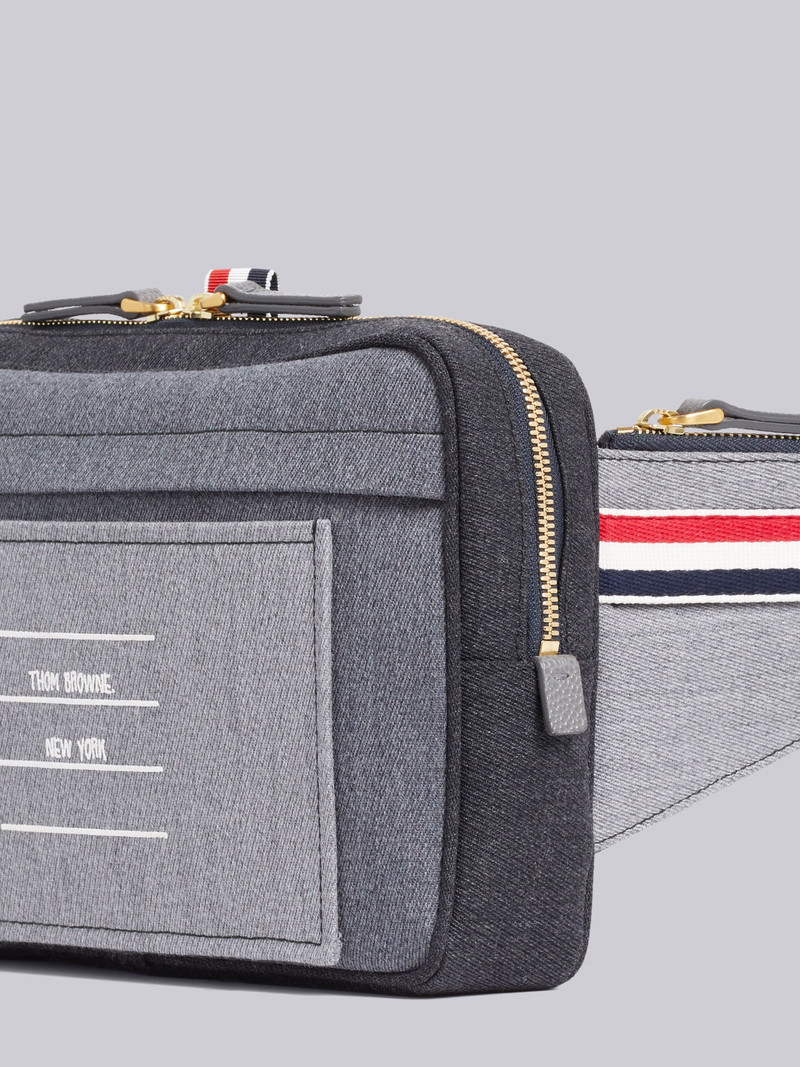 Thom Browne Fun-Mix Name Tag Belt Bag outlook