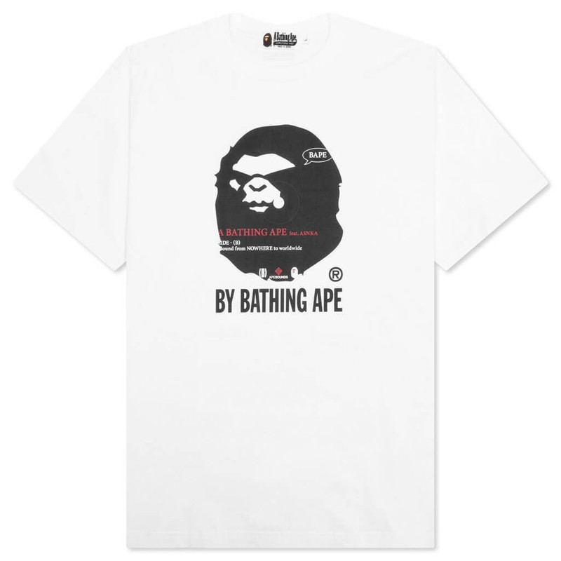 (B)Y BATHING APE TEE リラックス - WHITE - 1