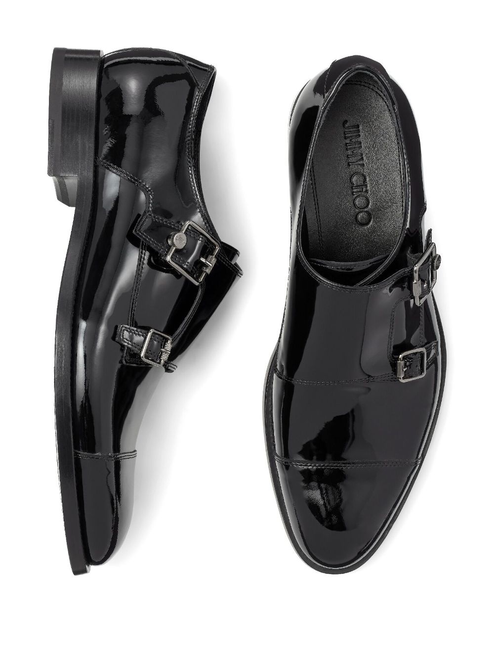 Finnion leather monk shoes - 4