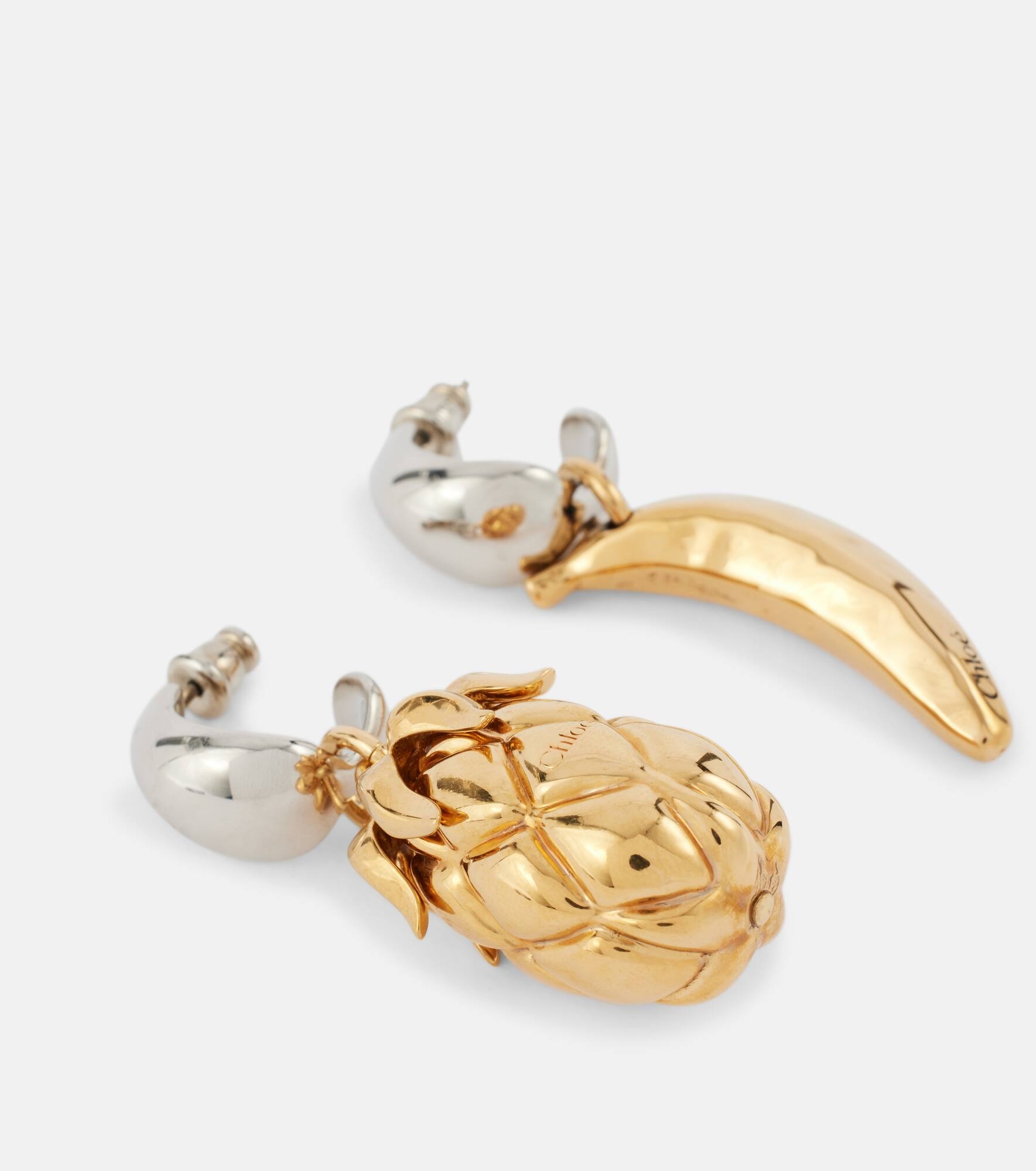 Chloé Bananas pendant earrings - 4