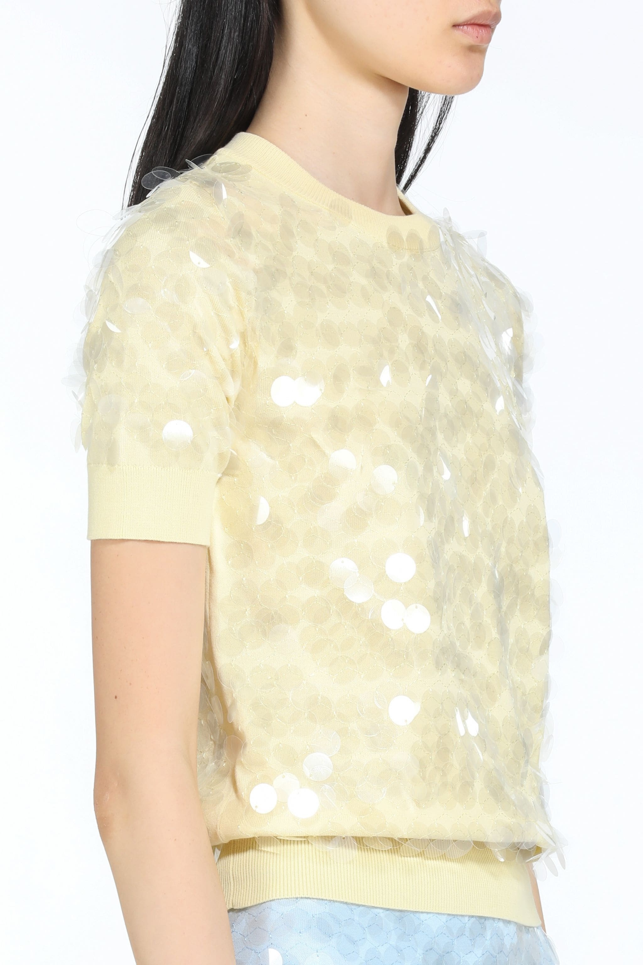 SEQUIN COTTON SWEATER - 5