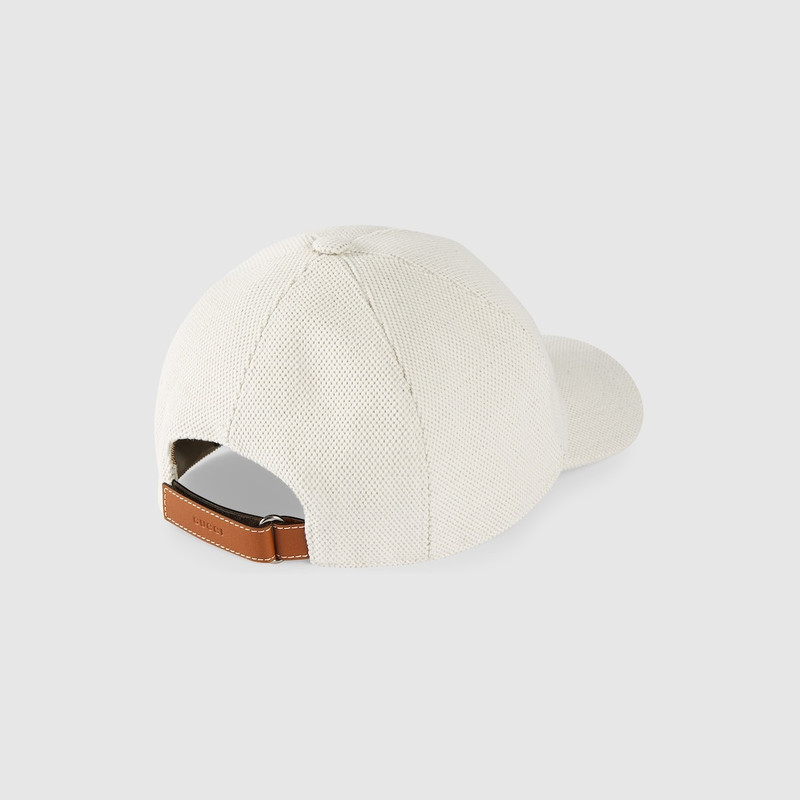 Baseball hat with Gucci print 5