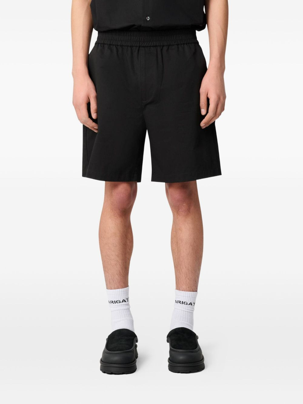 Nova elastic-waist cotton shorts - 3