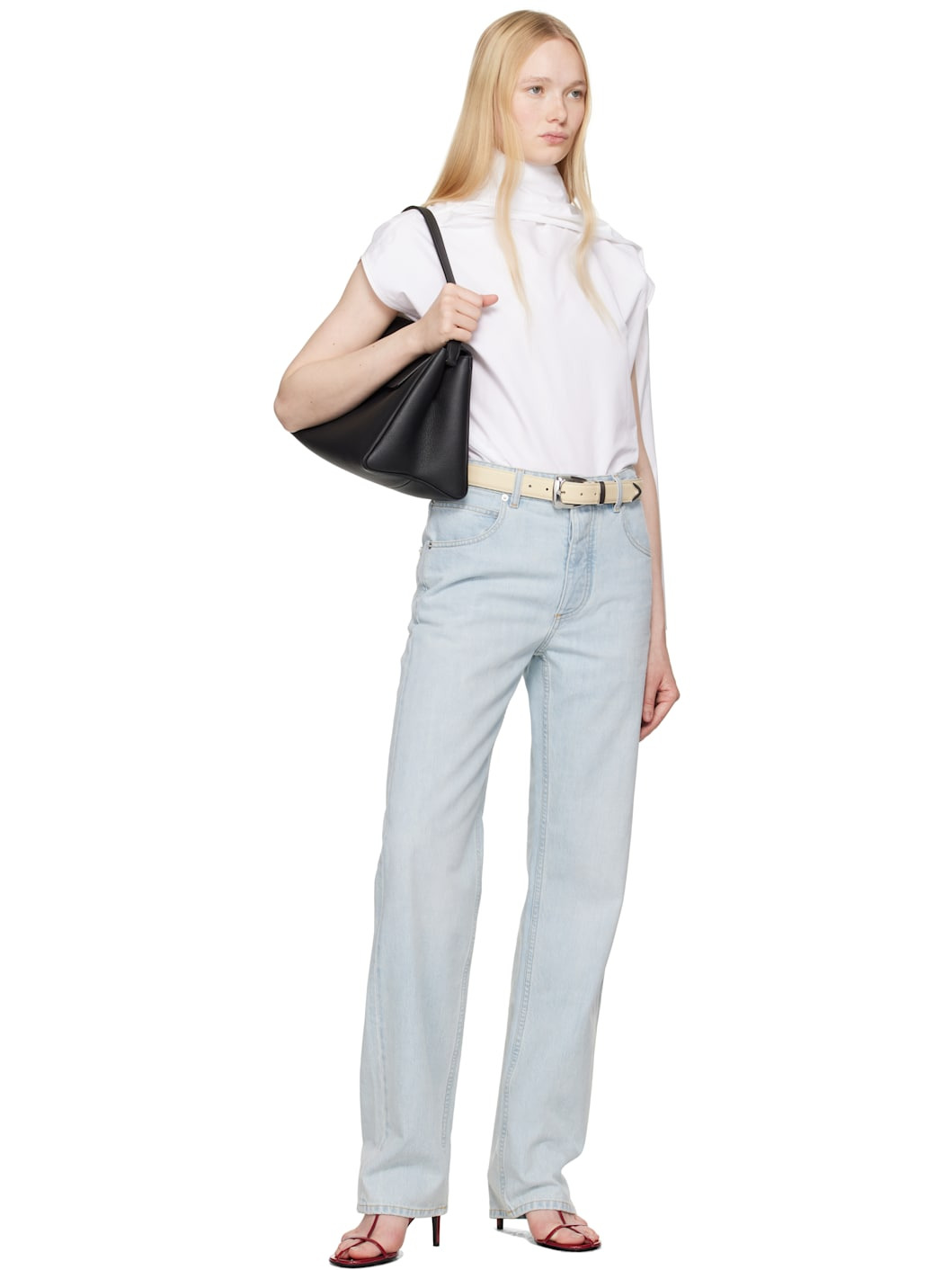 Black Audrey Top Handle Bag - 4