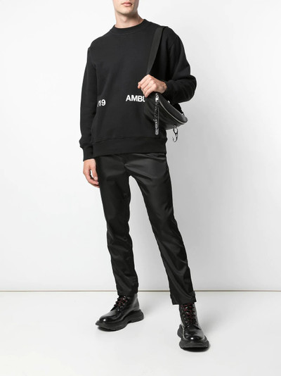 Ambush crew-neck logo sweatshirt outlook