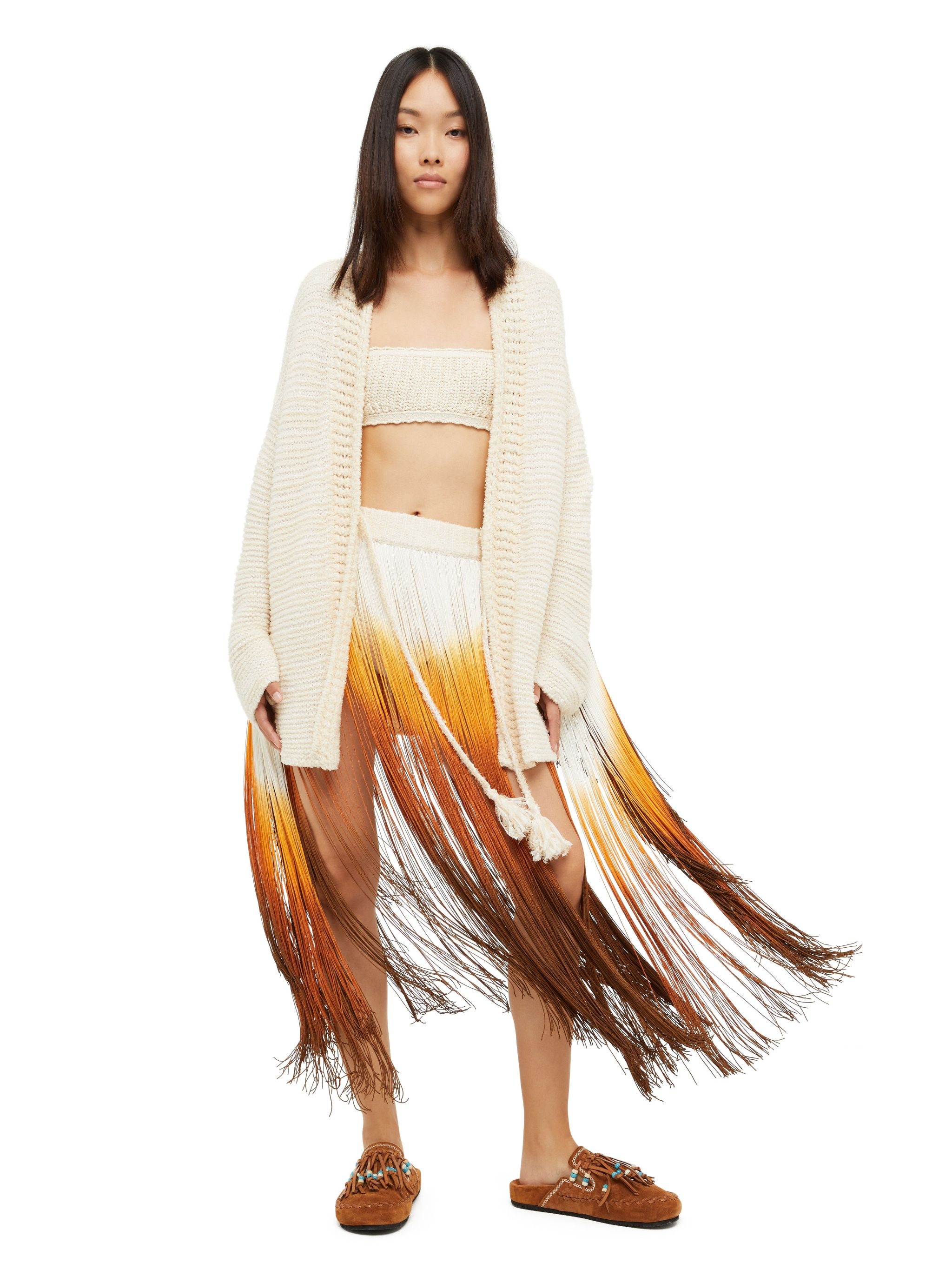 Bright Hues Fringed Cardigan - 2
