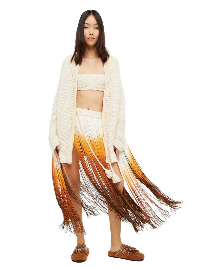 Alanui Bright Hues Fringed Cardigan outlook