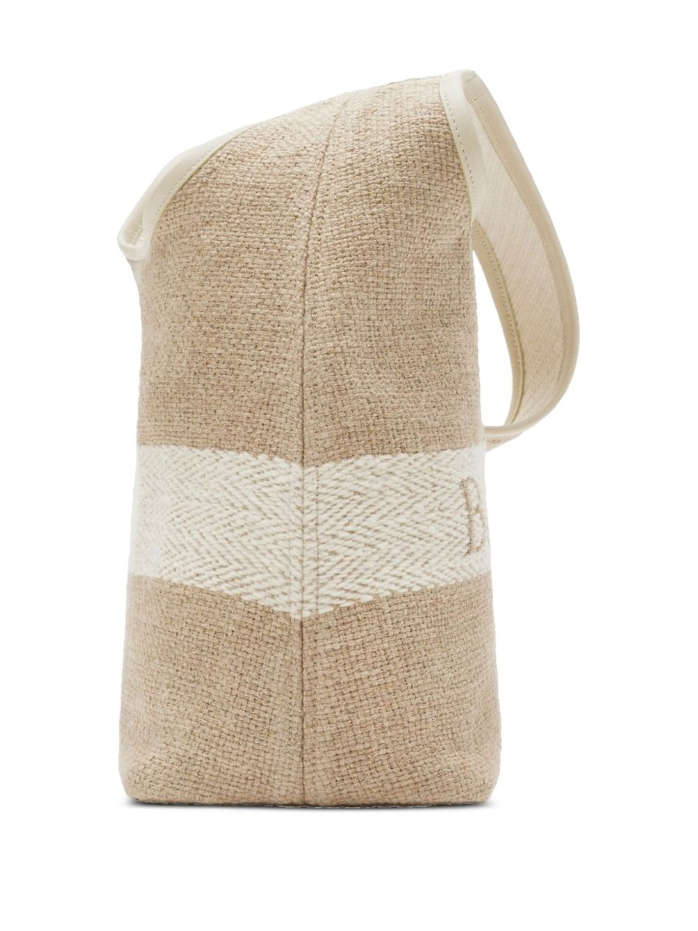 small logo-embellished canvas shoulder bag - 3