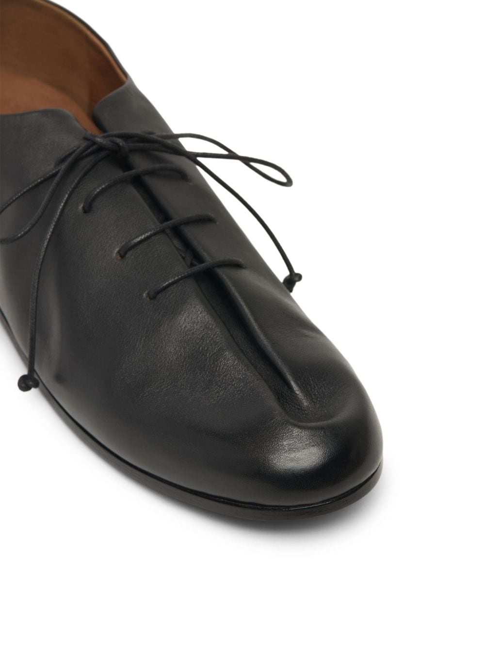 leather lace-up shoes - 4