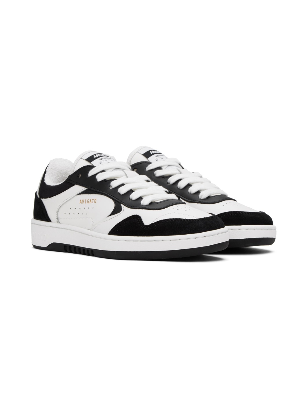 White & Black Arlo Sneakers - 4