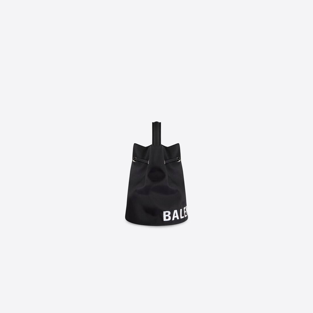 Women's Wheel Xs Drawstring Bucket Bag in Black - 3