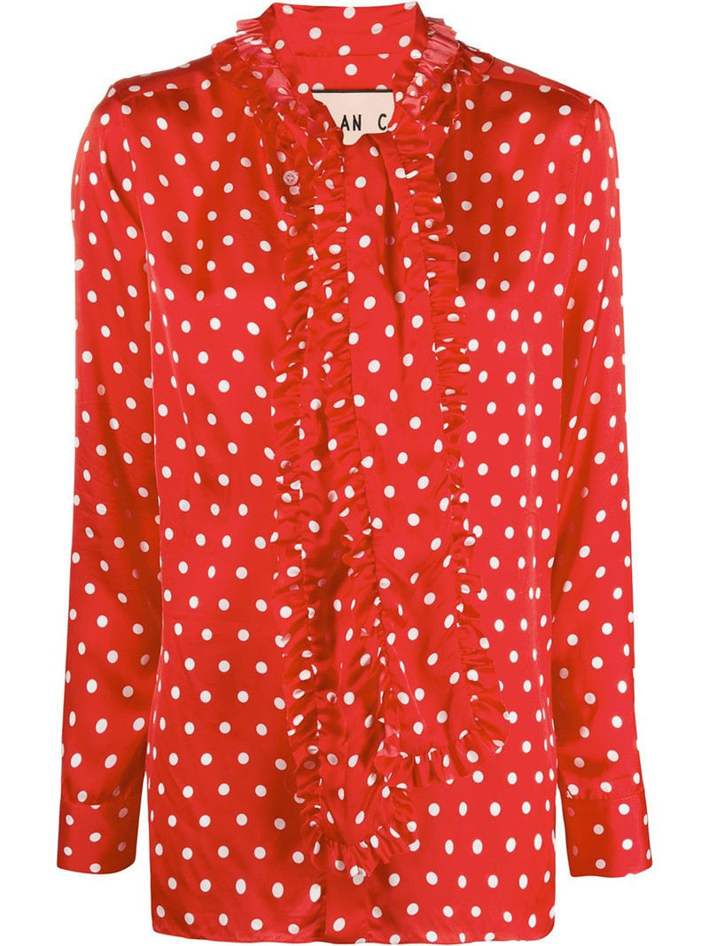 polka dot-print blouse 1