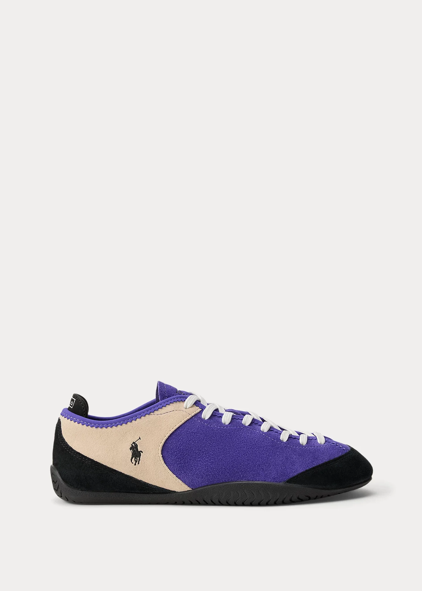 Paneled Suede Low-Top Sneaker - 1