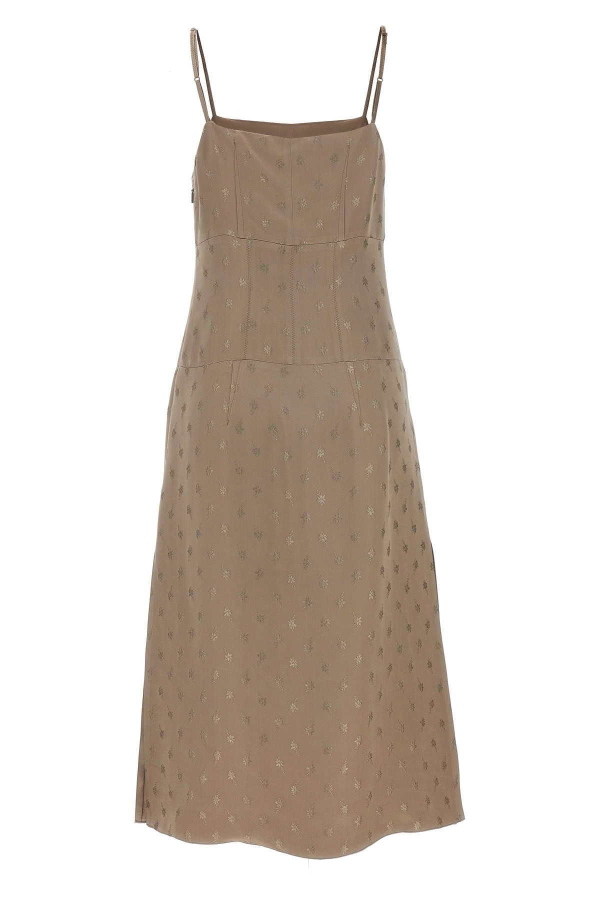 Satin midi dress - 2