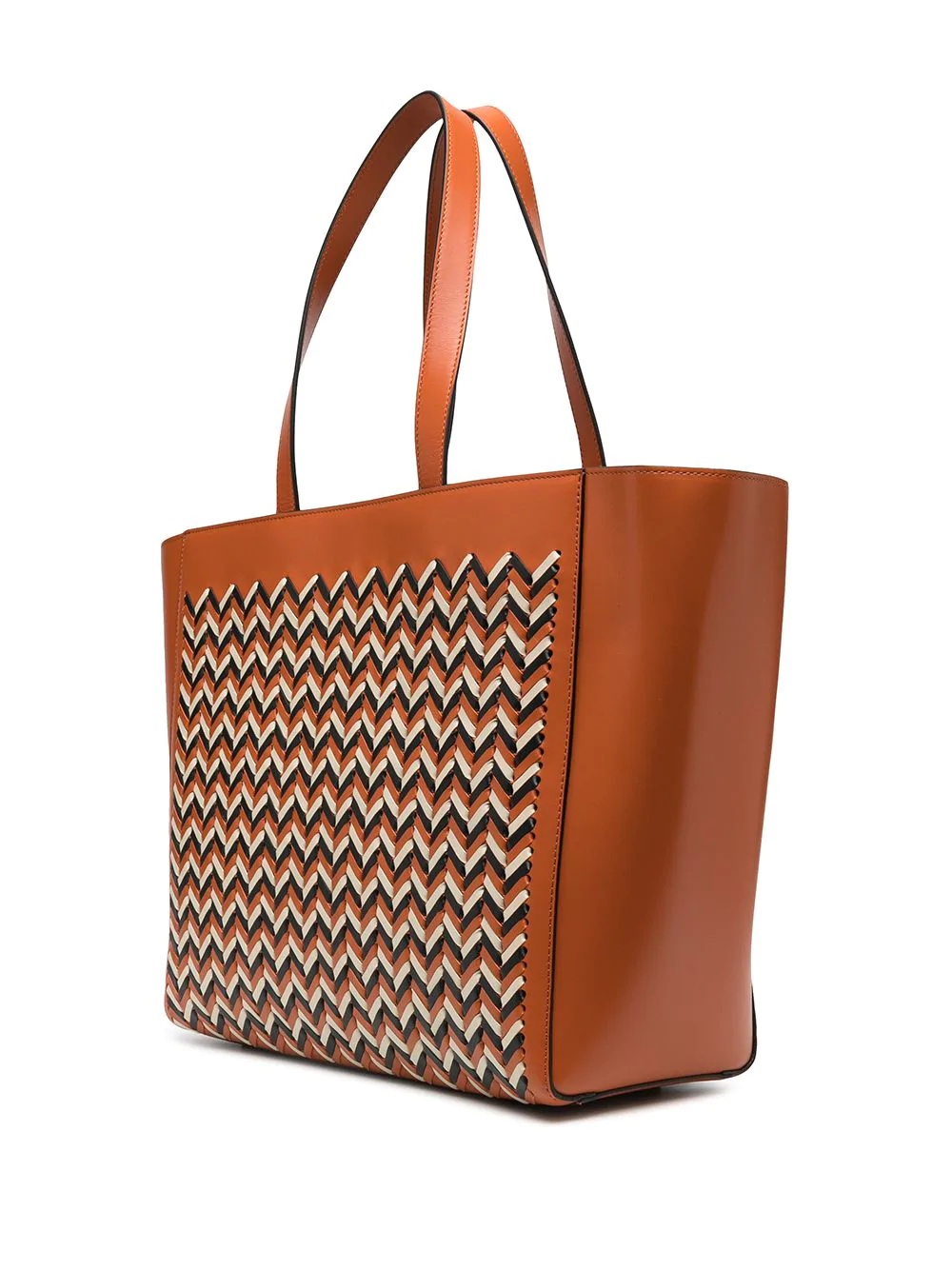 woven shopper tote - 3