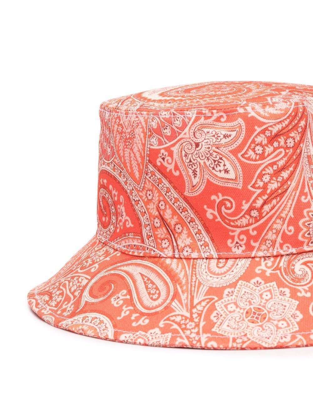 paisley-print bucket hap - 2