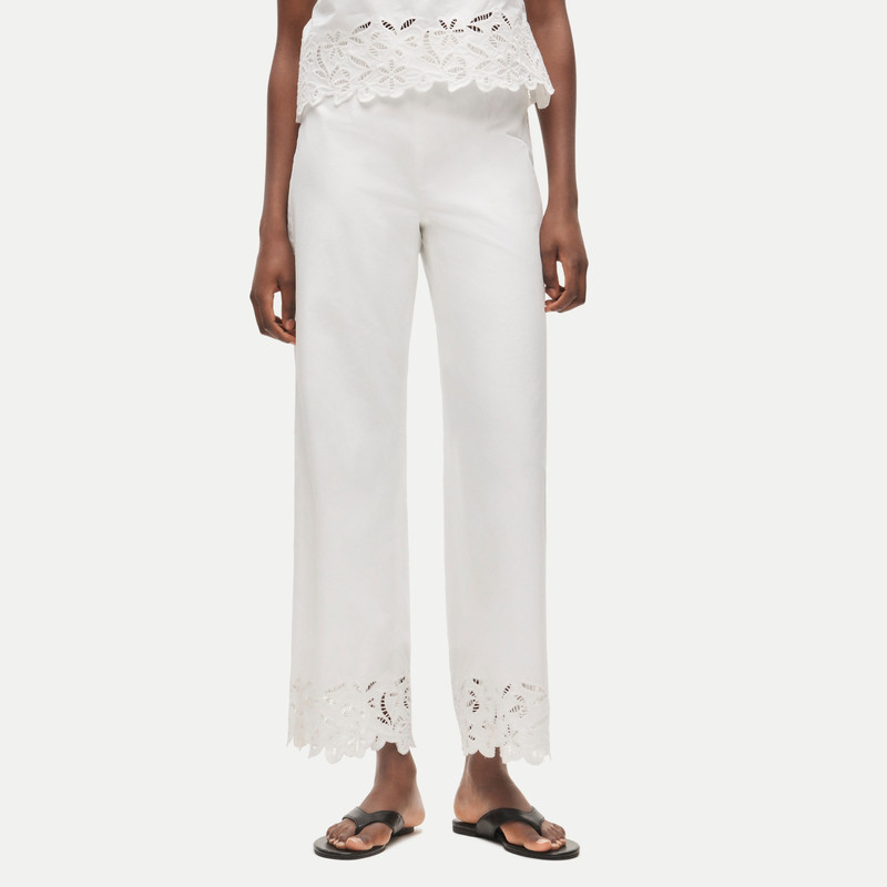 Rori embroidered-hem pant 3