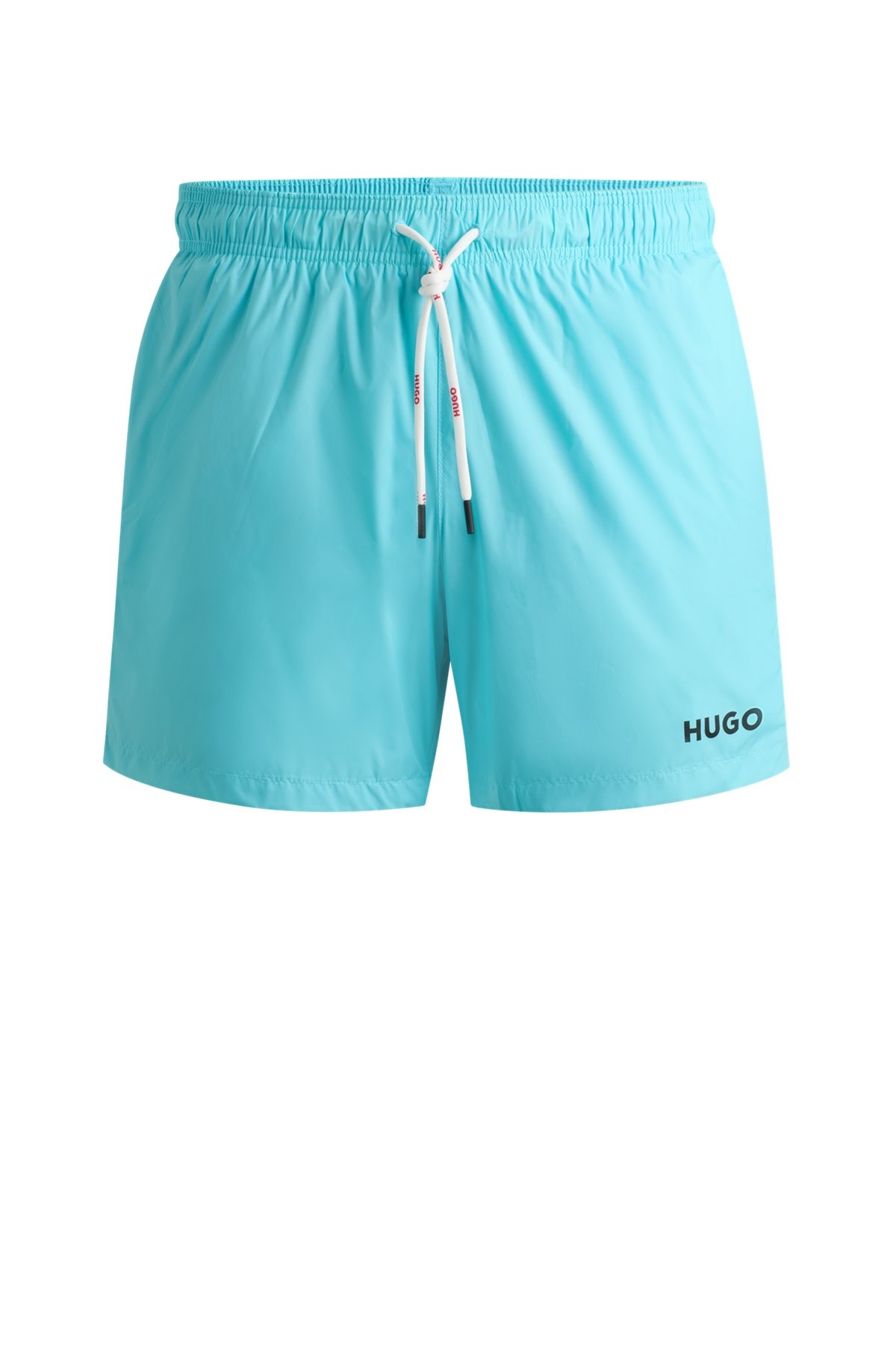 FULLY LINED SWIM SHORTS WITH LOGO PRINT - 1