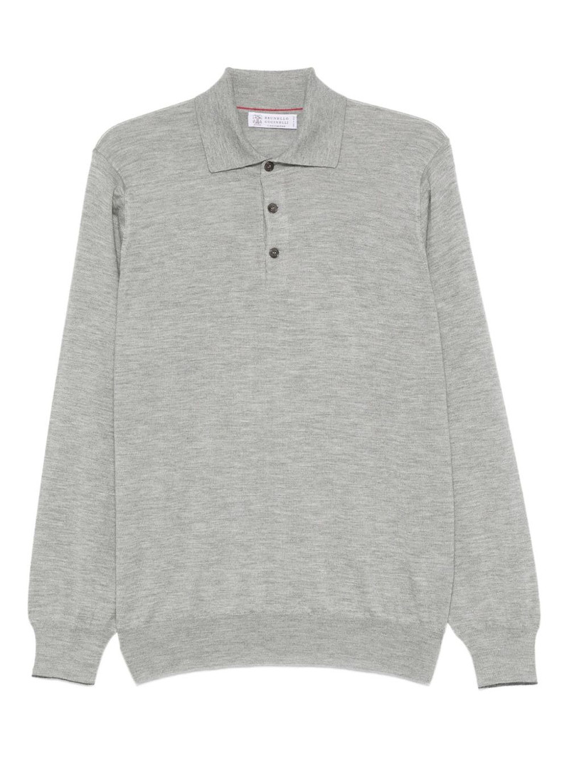 knitted polo shirt 1