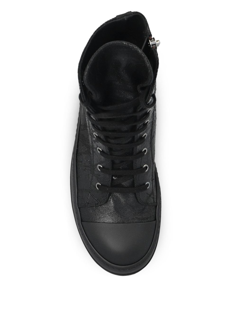 brushed-finish sneakers - 4
