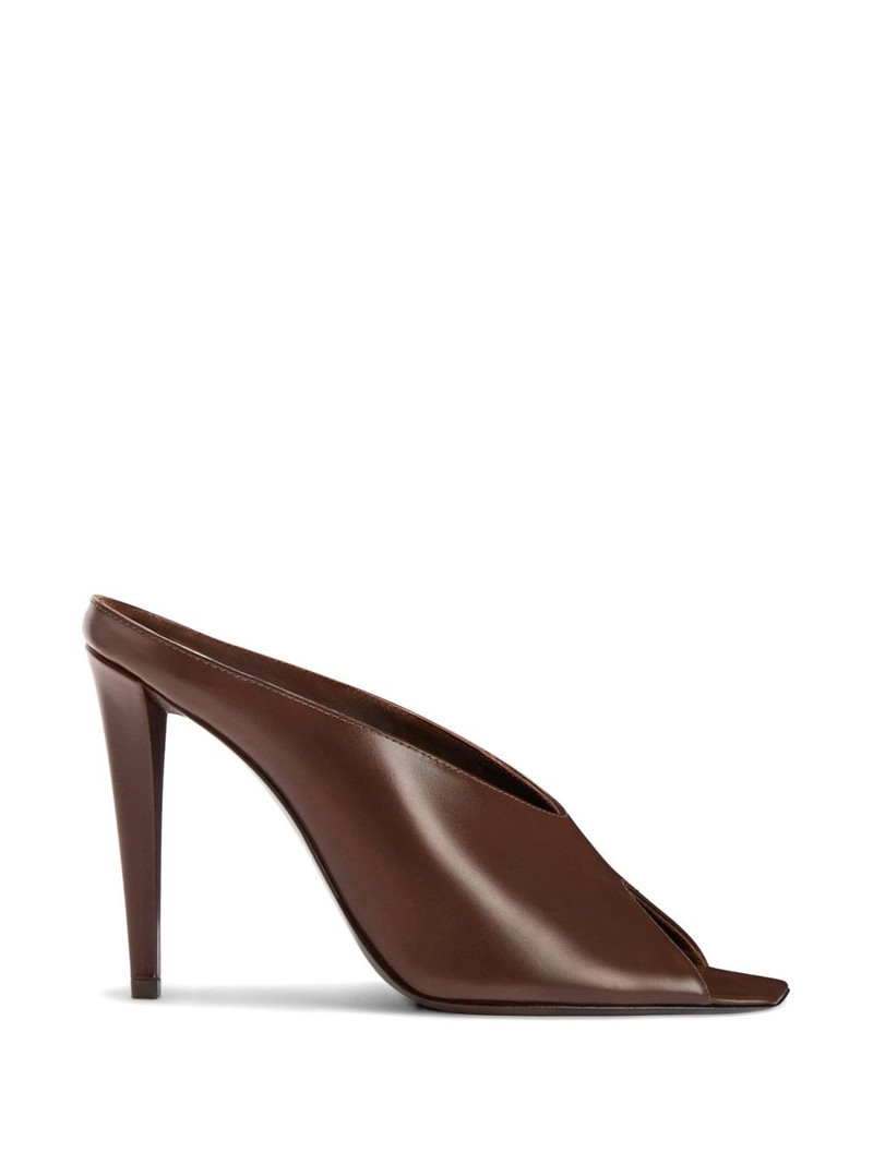 square-toe leather sandals 1