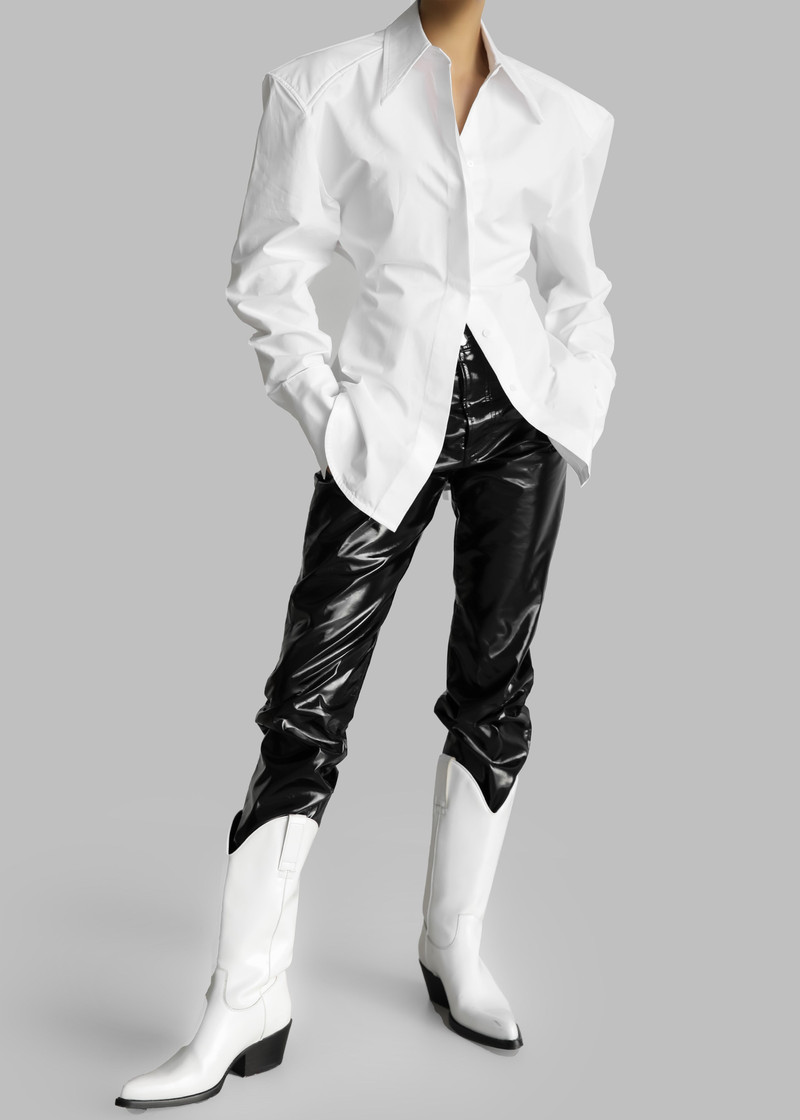 Bec Padded Shirt - White 8