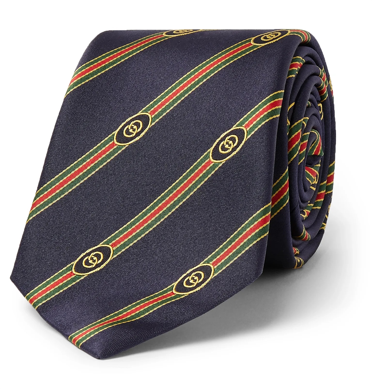 7cm Logo-Jacquard Silk Tie - 1