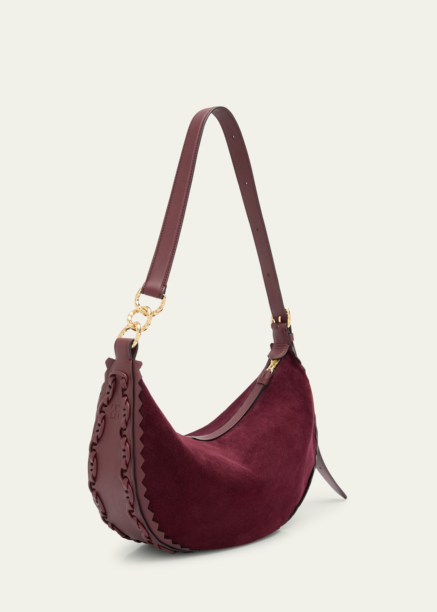 Twyla Small Suede Hobo Bag - 3