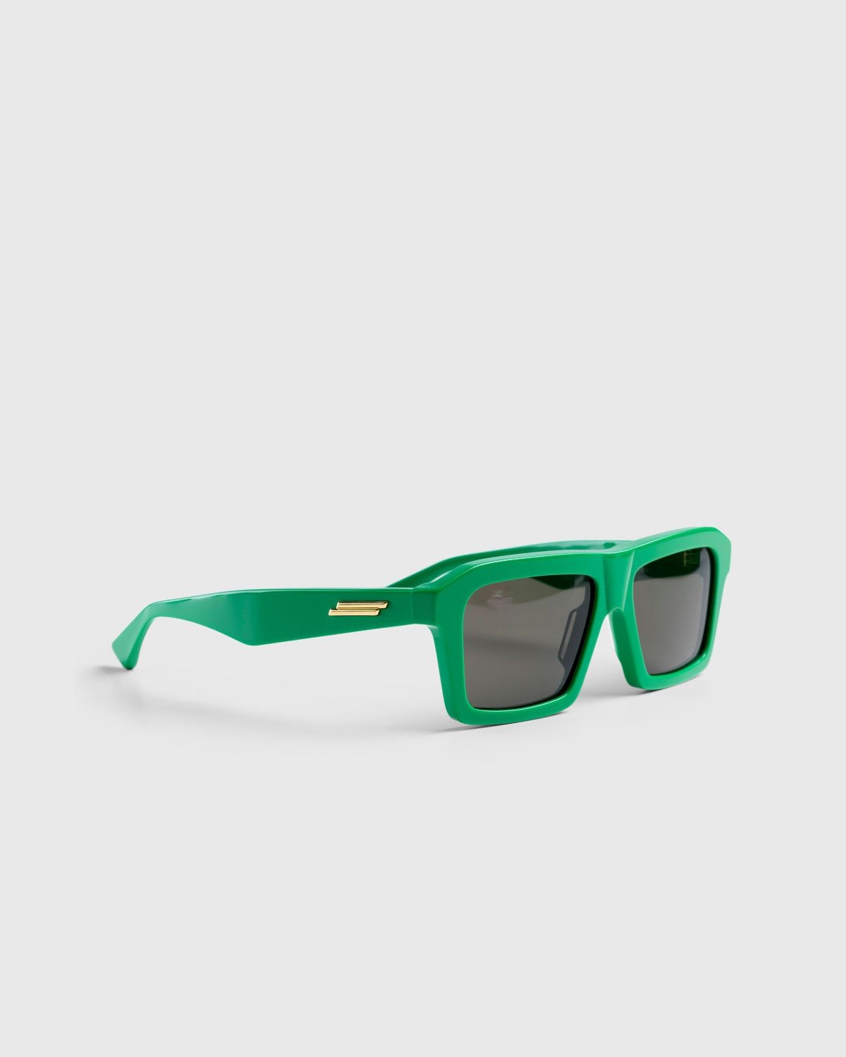 Bottega Veneta – Classic Square Sunglasses Green/Green - 2