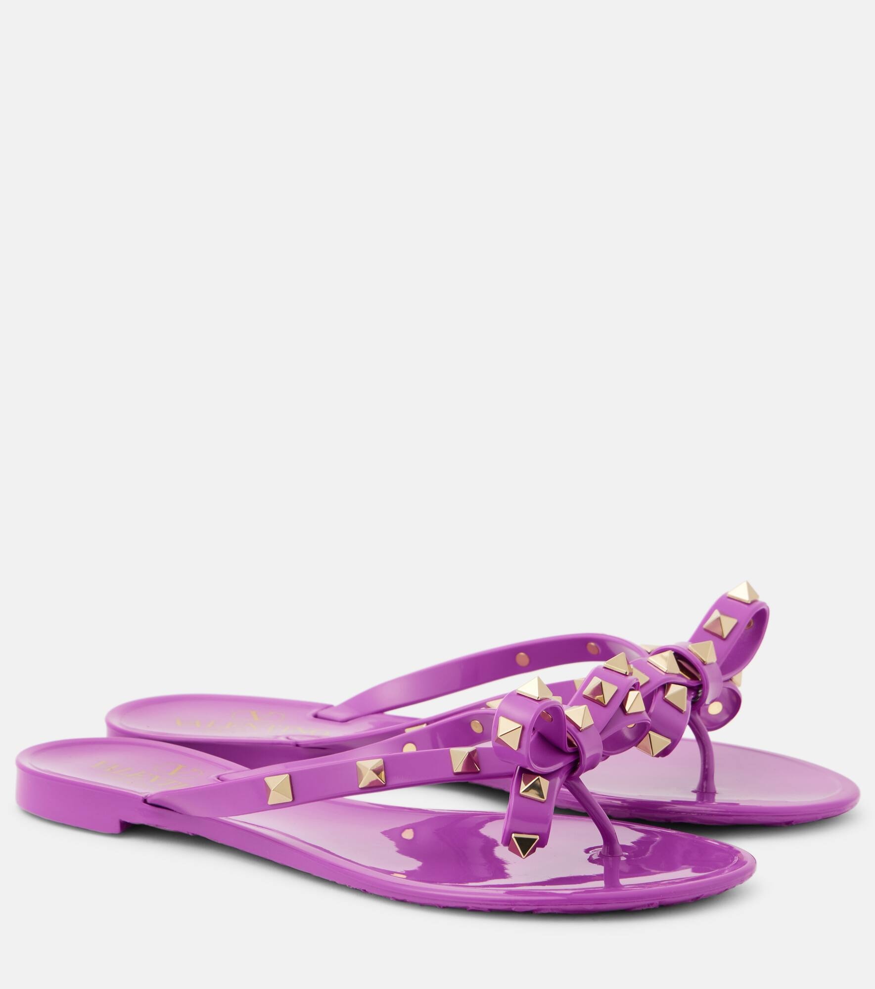Summer Rockstud thong sandals - 1