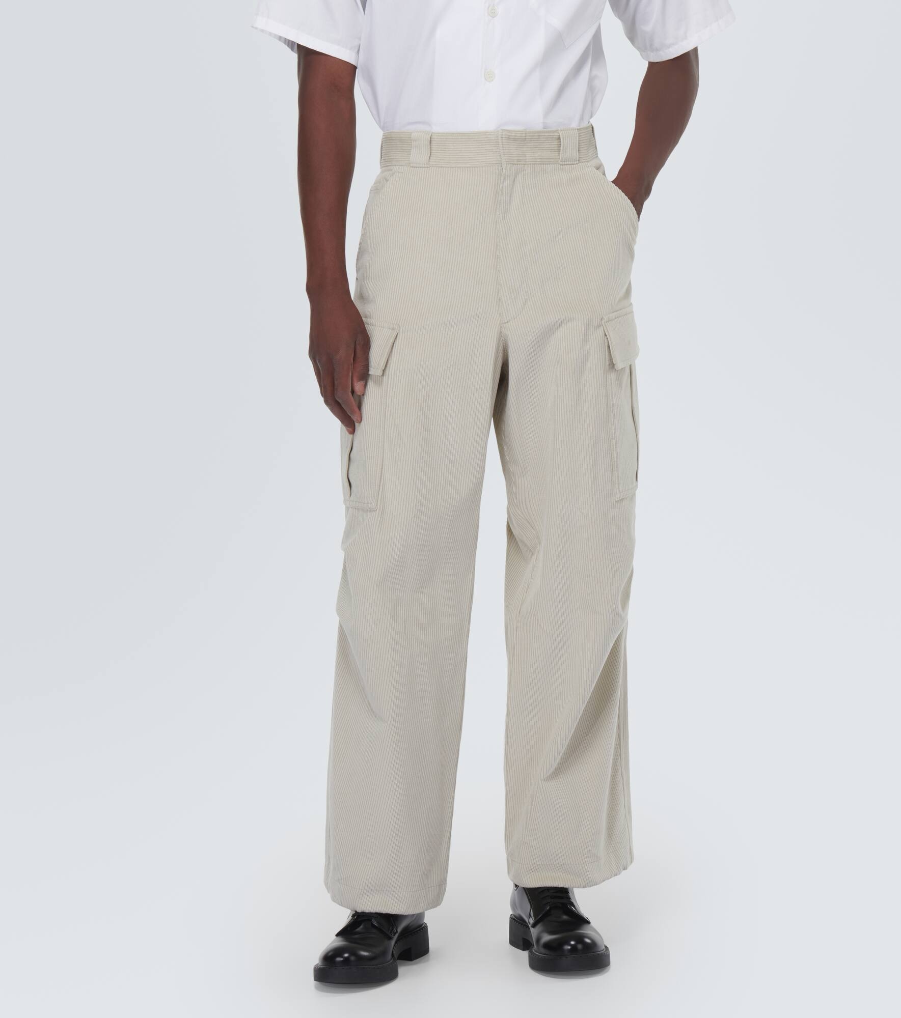 Cotton cargo pants - 3