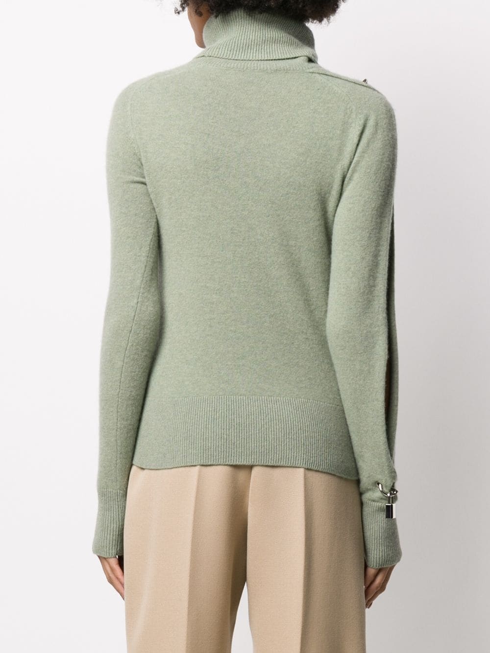 padlock turtle neck jumper - 4