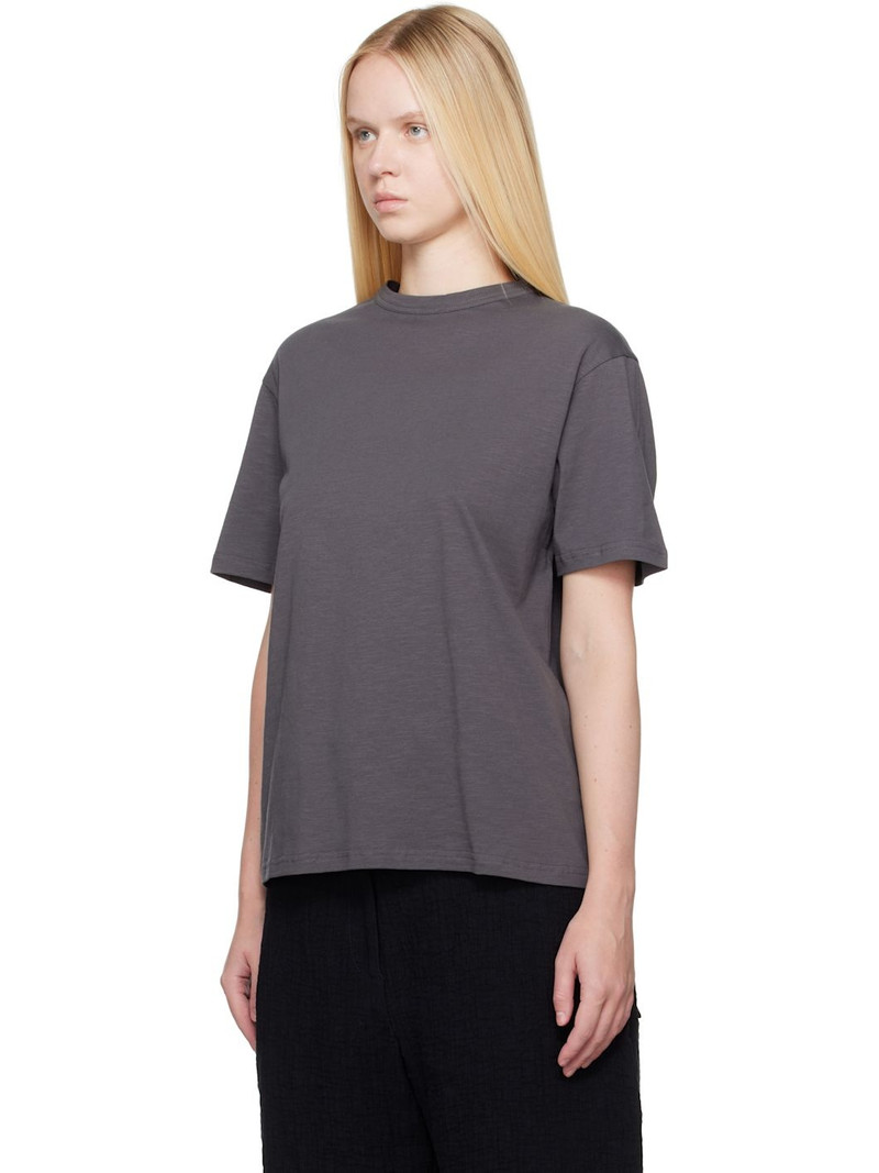 Studio Nicholson Gray Rond T-shirt outlook