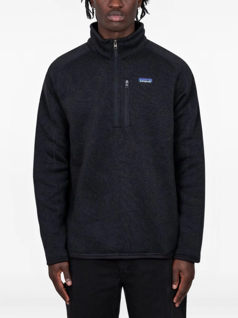 logo-patch sweatshirt - 1