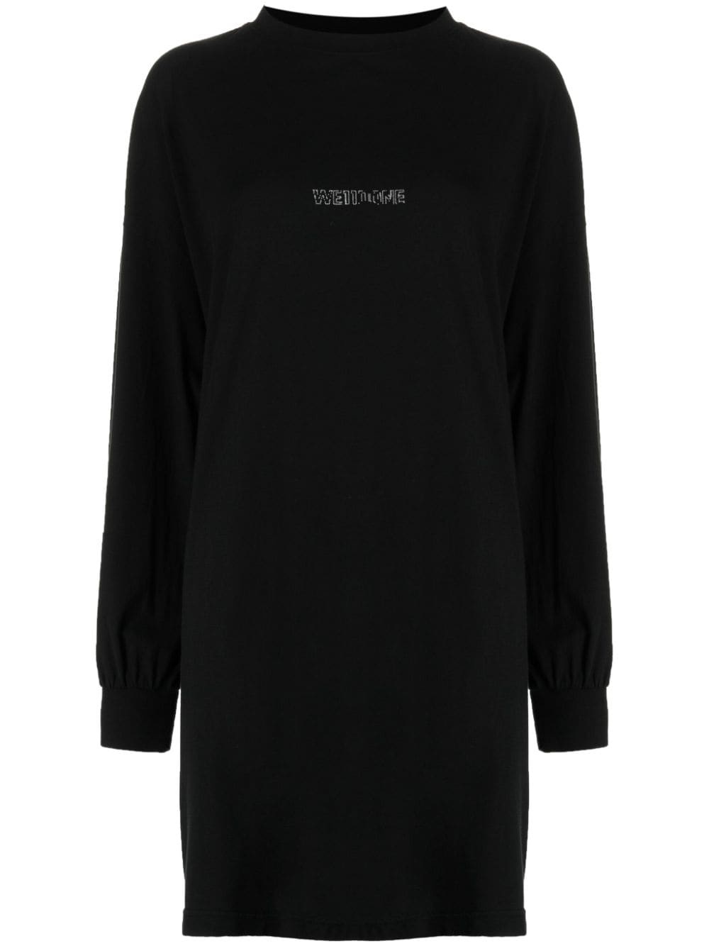 logo-embellished long-sleeve T-shirt - 1