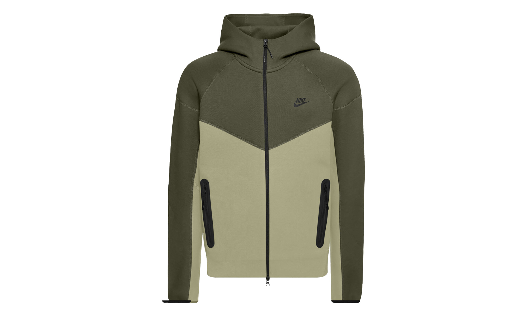 Sportswear Tech Fleece Windrunner Full-zip Hoodie "Neutral Olive/Medium Olive/Black" - 1