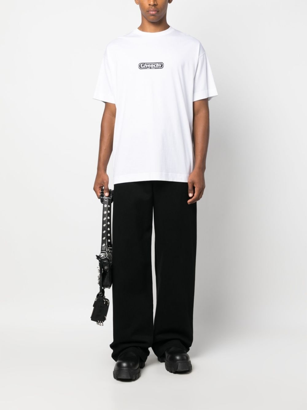 logo-print cotton T-shirt - 2