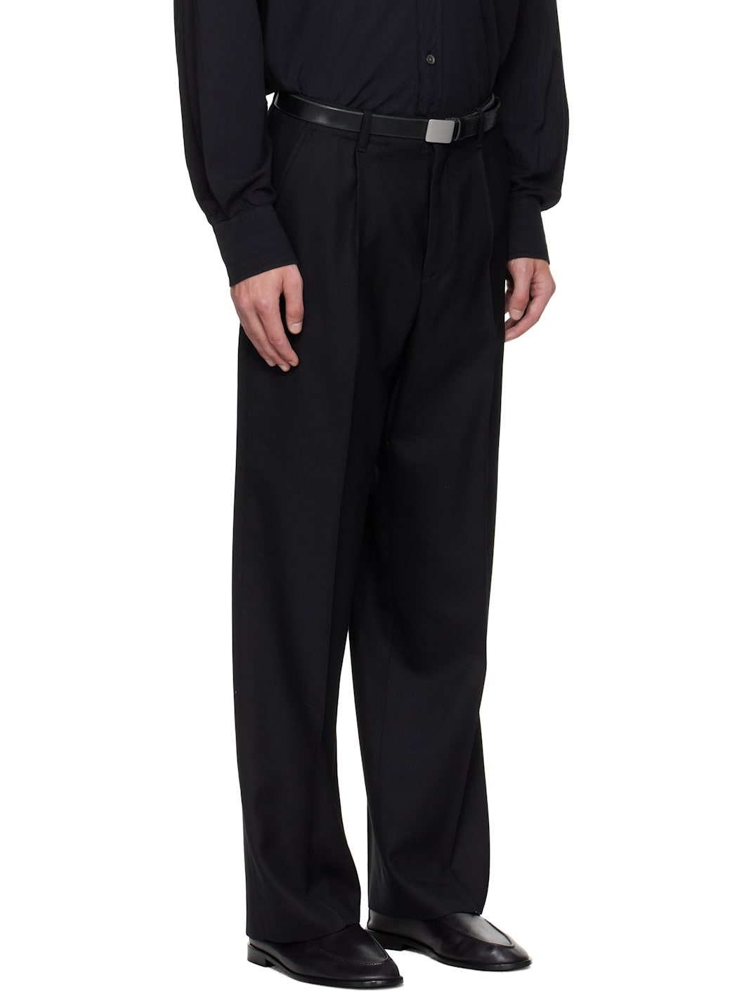 Black Borrowed Chino Trousers - 2