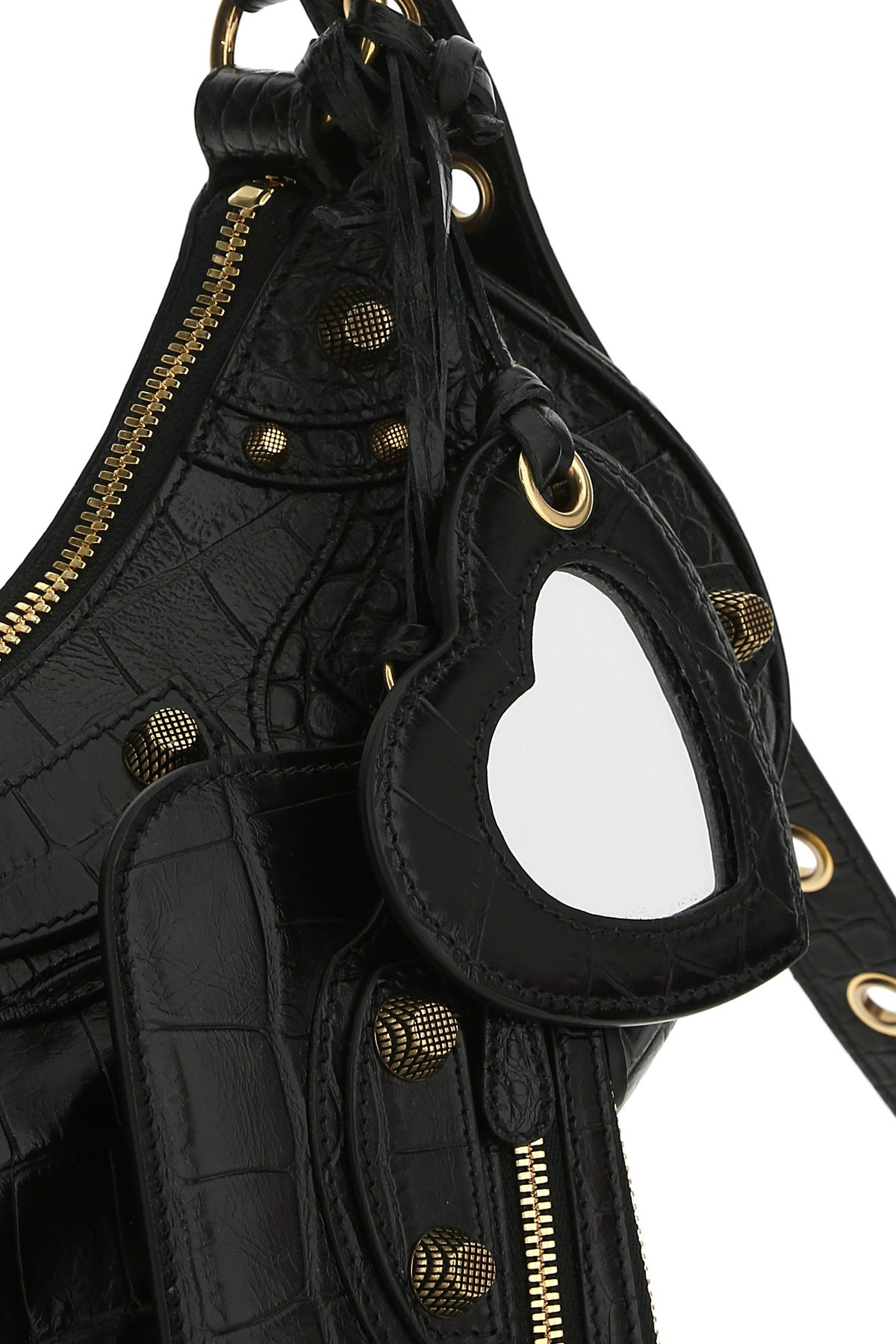 Black leather Le Cagole XS shoulder bag - 4