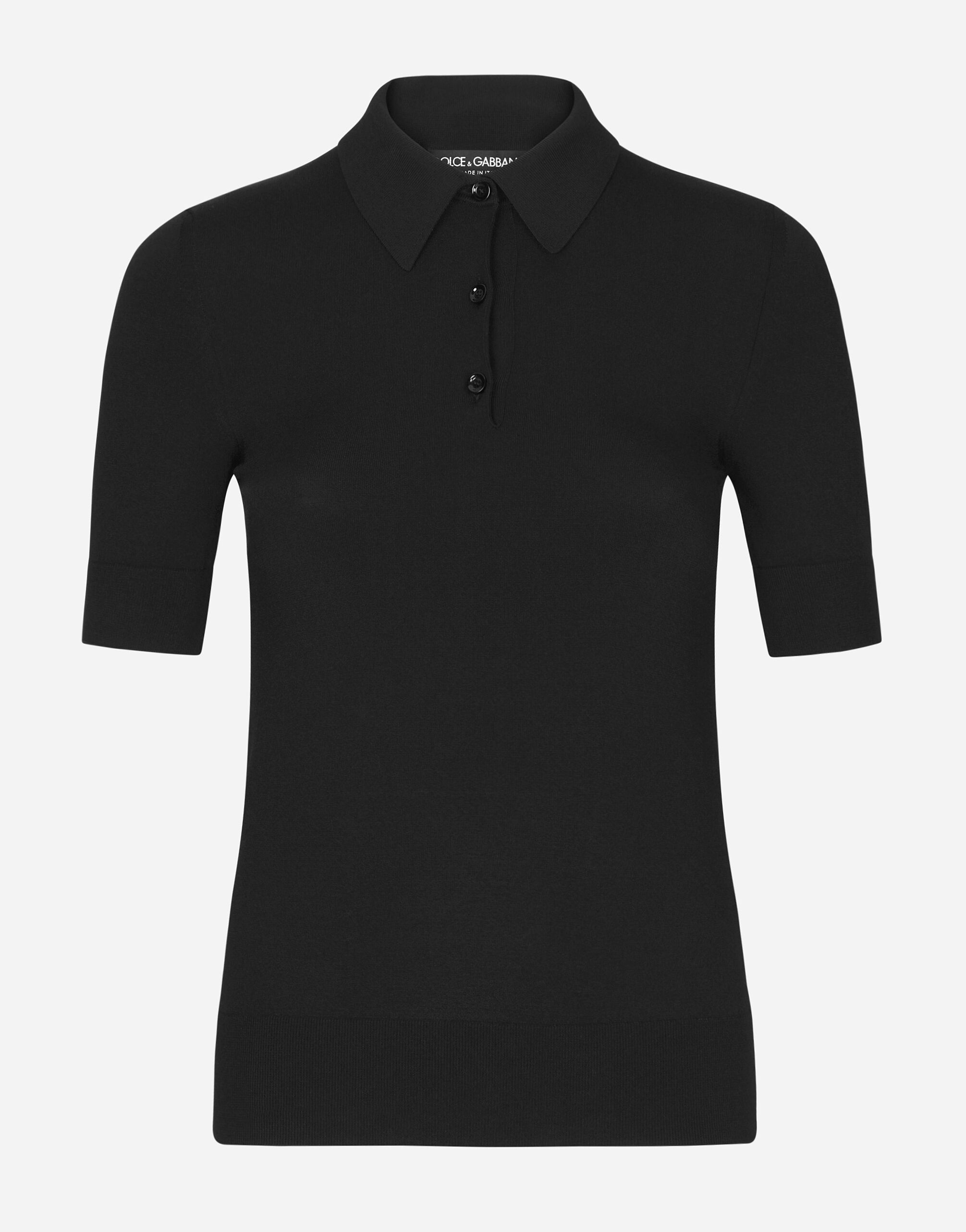 Viscose polo-shirt - 1