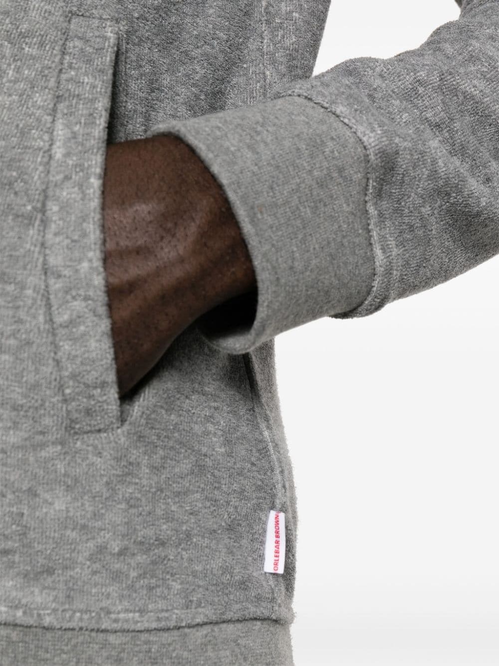 zip-up drawstring hoodie - 5