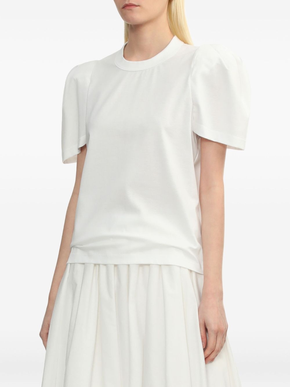 puff-sleeve T-shirt - 3