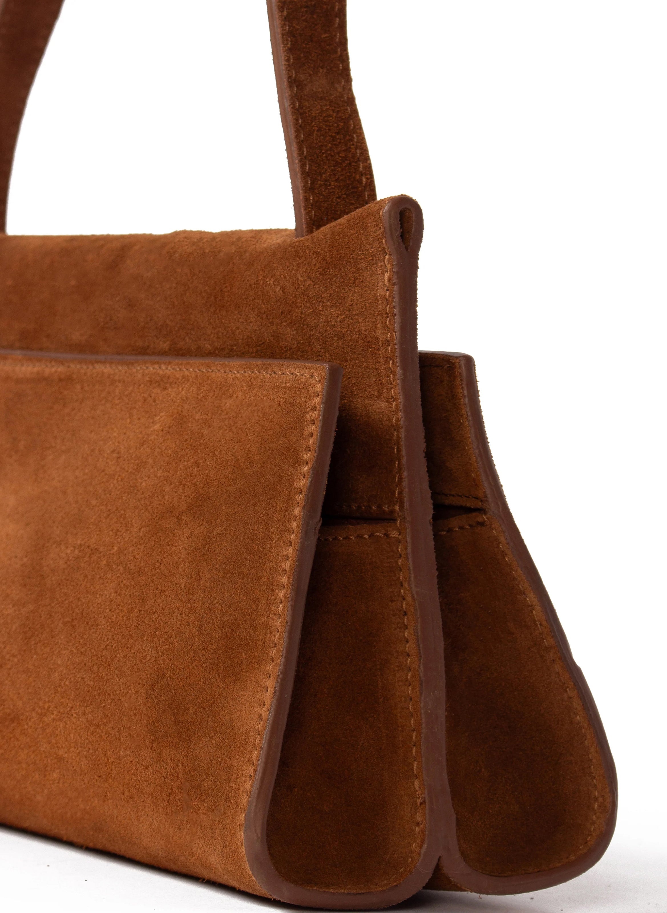 Long Papillon Suede Cognac - 4