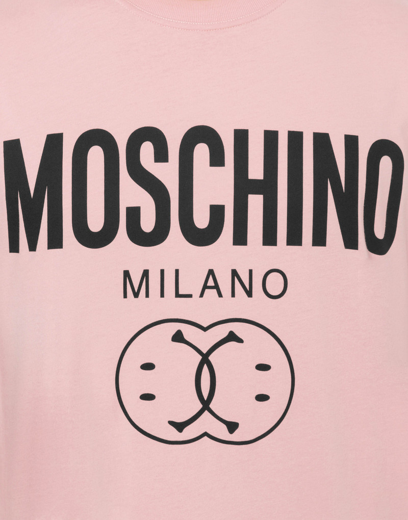 DOUBLE SMILEY® LOGO ORGANIC JERSEY T-SHIRT 4